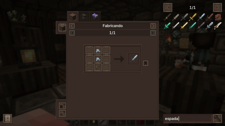 JEI – Buscador de items